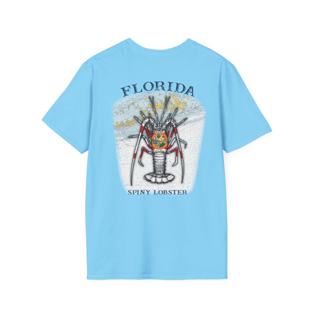 Florida Spiny Lobster Fishing Enthusiast Unisex Softstyle T-Shirt | Coastal Vibes, Gift for Fishermen, Casual Wear, Outdoor Apparel, Beach Day - Get Tight Gear