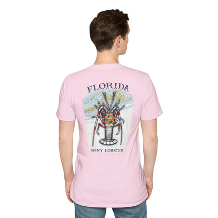 Florida Spiny Lobster Fishing Enthusiast Unisex Softstyle T-Shirt | Coastal Vibes, Gift for Fishermen, Casual Wear, Outdoor Apparel, Beach Day - Get Tight Gear