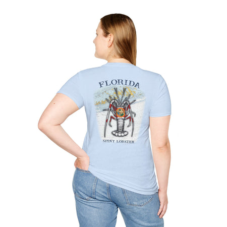 Florida Spiny Lobster Fishing Enthusiast Unisex Softstyle T-Shirt | Coastal Vibes, Gift for Fishermen, Casual Wear, Outdoor Apparel, Beach Day - Get Tight Gear