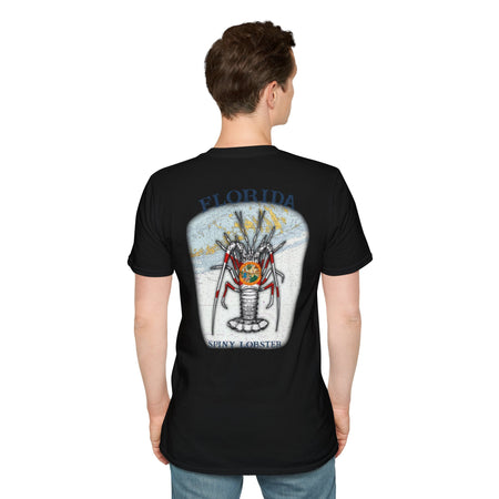 Florida Spiny Lobster Fishing Enthusiast Unisex Softstyle T-Shirt | Coastal Vibes, Gift for Fishermen, Casual Wear, Outdoor Apparel, Beach Day - Get Tight Gear
