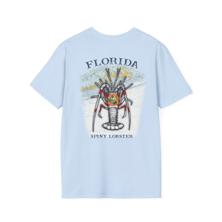Florida Spiny Lobster Fishing Enthusiast Unisex Softstyle T-Shirt | Coastal Vibes, Gift for Fishermen, Casual Wear, Outdoor Apparel, Beach Day - Get Tight Gear