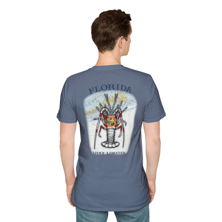Florida Spiny Lobster Fishing Enthusiast Unisex Softstyle T-Shirt | Coastal Vibes, Gift for Fishermen, Casual Wear, Outdoor Apparel, Beach Day - Get Tight Gear