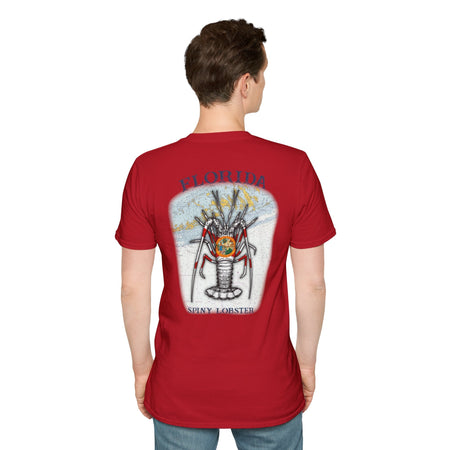 Florida Spiny Lobster Fishing Enthusiast Unisex Softstyle T-Shirt | Coastal Vibes, Gift for Fishermen, Casual Wear, Outdoor Apparel, Beach Day - Get Tight Gear