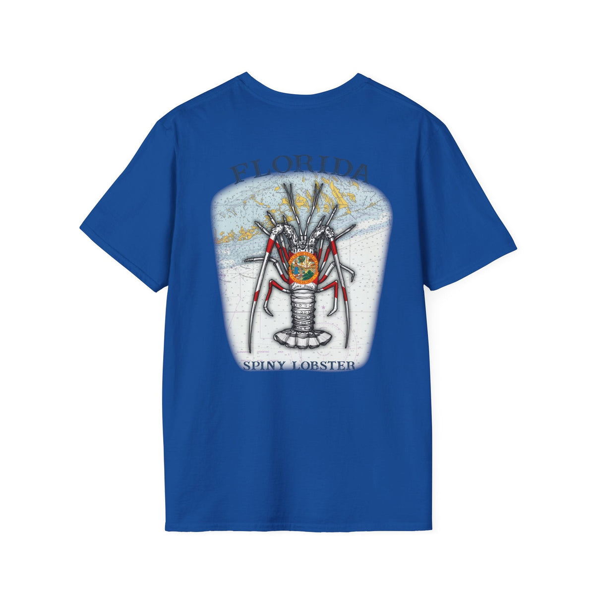 Florida Spiny Lobster Fishing Enthusiast Unisex Softstyle T-Shirt | Coastal Vibes, Gift for Fishermen, Casual Wear, Outdoor Apparel, Beach Day - Get Tight Gear