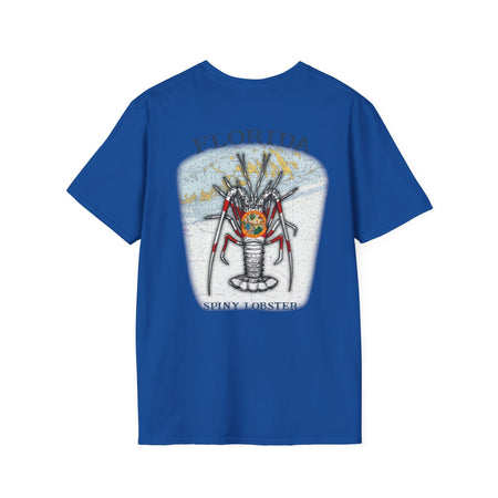 Florida Spiny Lobster Fishing Enthusiast Unisex Softstyle T-Shirt | Coastal Vibes, Gift for Fishermen, Casual Wear, Outdoor Apparel, Beach Day - Get Tight Gear