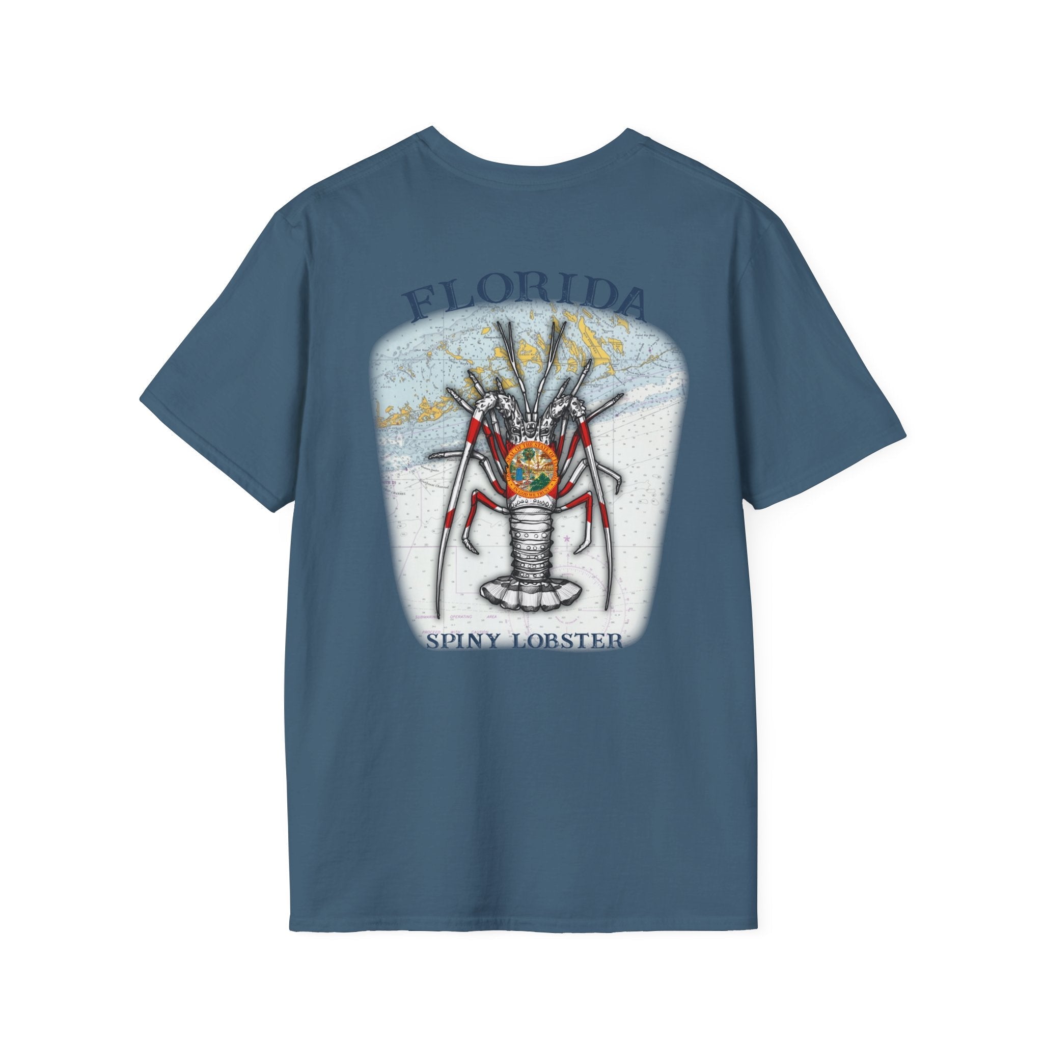 Florida Spiny Lobster Fishing Enthusiast Unisex Softstyle T-Shirt | Coastal Vibes, Gift for Fishermen, Casual Wear, Outdoor Apparel, Beach Day - Get Tight Gear