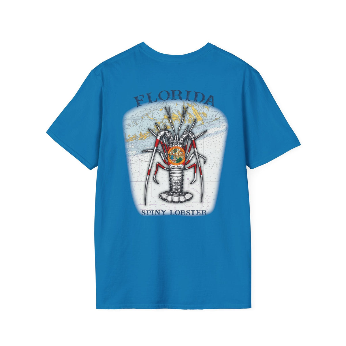 Florida Spiny Lobster Fishing Enthusiast Unisex Softstyle T-Shirt | Coastal Vibes, Gift for Fishermen, Casual Wear, Outdoor Apparel, Beach Day - Get Tight Gear