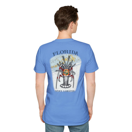 Florida Spiny Lobster Fishing Enthusiast Unisex Softstyle T-Shirt | Coastal Vibes, Gift for Fishermen, Casual Wear, Outdoor Apparel, Beach Day - Get Tight Gear