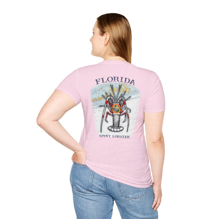 Florida Spiny Lobster Fishing Enthusiast Unisex Softstyle T-Shirt | Coastal Vibes, Gift for Fishermen, Casual Wear, Outdoor Apparel, Beach Day - Get Tight Gear