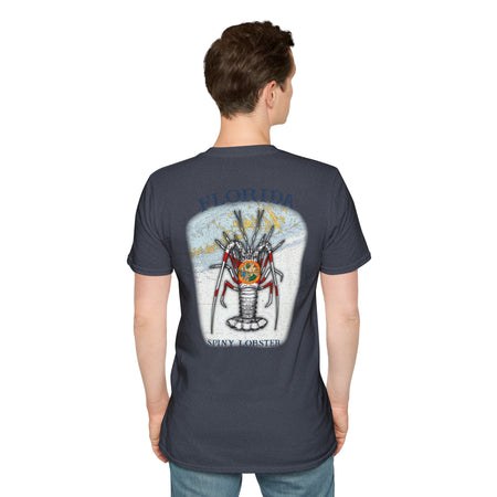 Florida Spiny Lobster Fishing Enthusiast Unisex Softstyle T-Shirt | Coastal Vibes, Gift for Fishermen, Casual Wear, Outdoor Apparel, Beach Day - Get Tight Gear