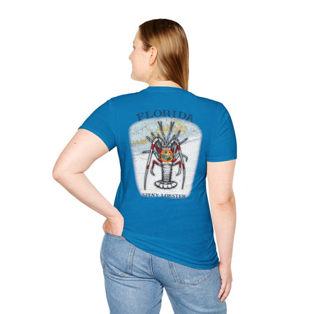 Florida Spiny Lobster Fishing Enthusiast Unisex Softstyle T-Shirt | Coastal Vibes, Gift for Fishermen, Casual Wear, Outdoor Apparel, Beach Day - Get Tight Gear