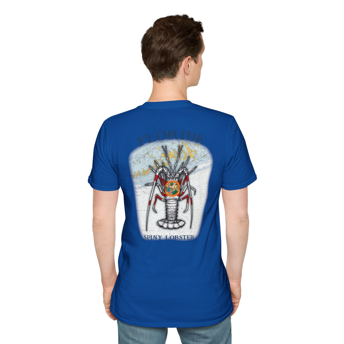 Florida Spiny Lobster Fishing Enthusiast Unisex Softstyle T-Shirt | Coastal Vibes, Gift for Fishermen, Casual Wear, Outdoor Apparel, Beach Day - Get Tight Gear