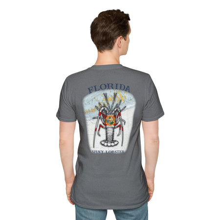 Florida Spiny Lobster Fishing Enthusiast Unisex Softstyle T-Shirt | Coastal Vibes, Gift for Fishermen, Casual Wear, Outdoor Apparel, Beach Day - Get Tight Gear