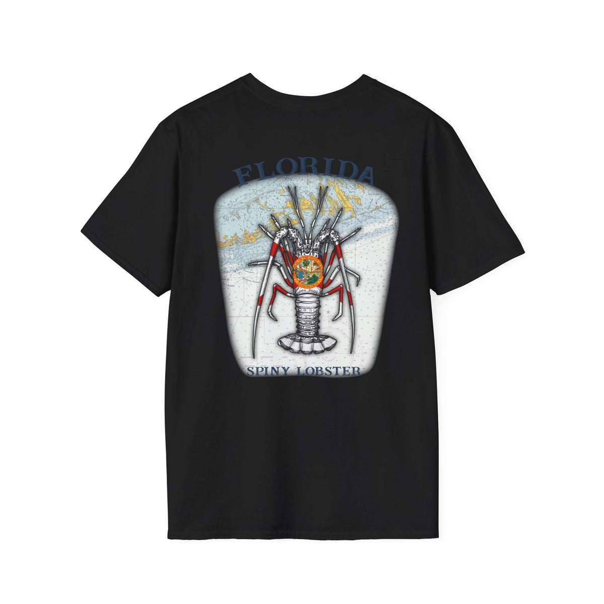 Florida Spiny Lobster Fishing Enthusiast Unisex Softstyle T-Shirt | Coastal Vibes, Gift for Fishermen, Casual Wear, Outdoor Apparel, Beach Day - Get Tight Gear