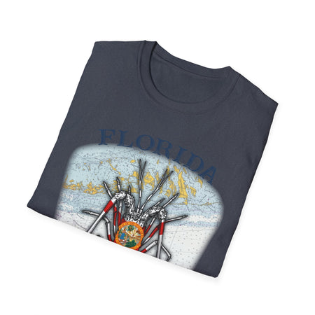 Florida Spiny Lobster Unisex Softstyle T-Shirt, Beachwear, Casual Tee, Seafood Lover Gift, Summer Outing Shirt - Get Tight Gear
