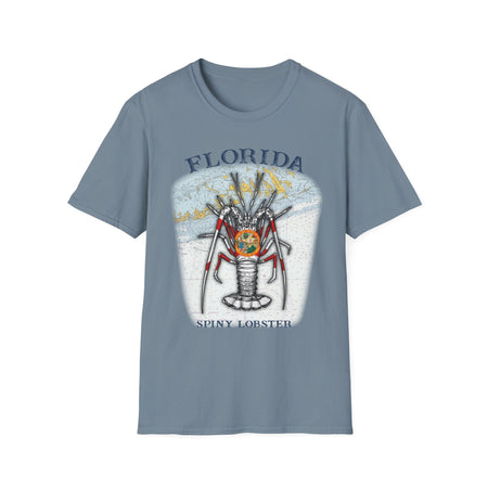Florida Spiny Lobster Unisex Softstyle T-Shirt, Beachwear, Casual Tee, Seafood Lover Gift, Summer Outing Shirt - Get Tight Gear