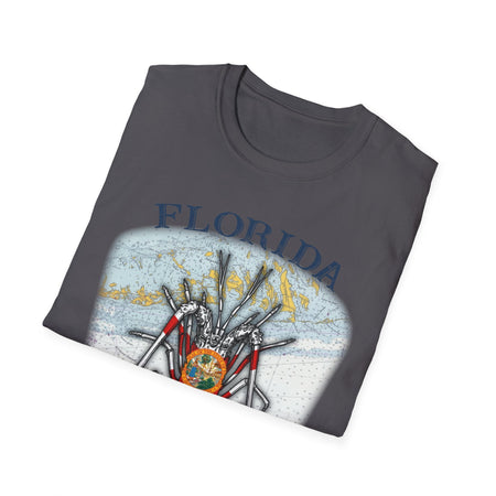 Florida Spiny Lobster Unisex Softstyle T-Shirt, Beachwear, Casual Tee, Seafood Lover Gift, Summer Outing Shirt - Get Tight Gear
