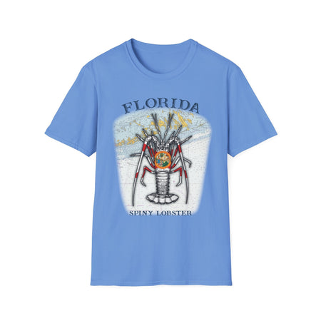 Florida Spiny Lobster Unisex Softstyle T-Shirt, Beachwear, Casual Tee, Seafood Lover Gift, Summer Outing Shirt - Get Tight Gear