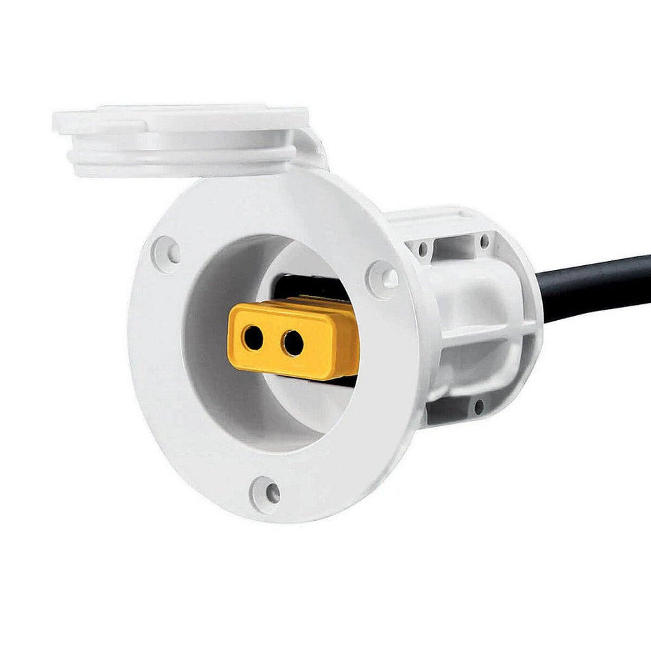 FLUSH MOUNT POWER PORT (WHITE) - Get Tight Gear