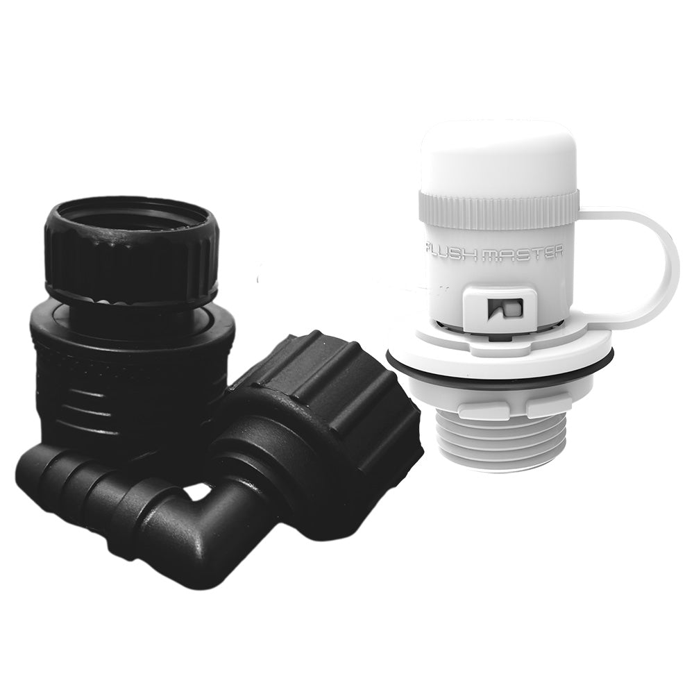 Flushmaster Flush Port Quick Connect f/Mercury - White - Get Tight Gear