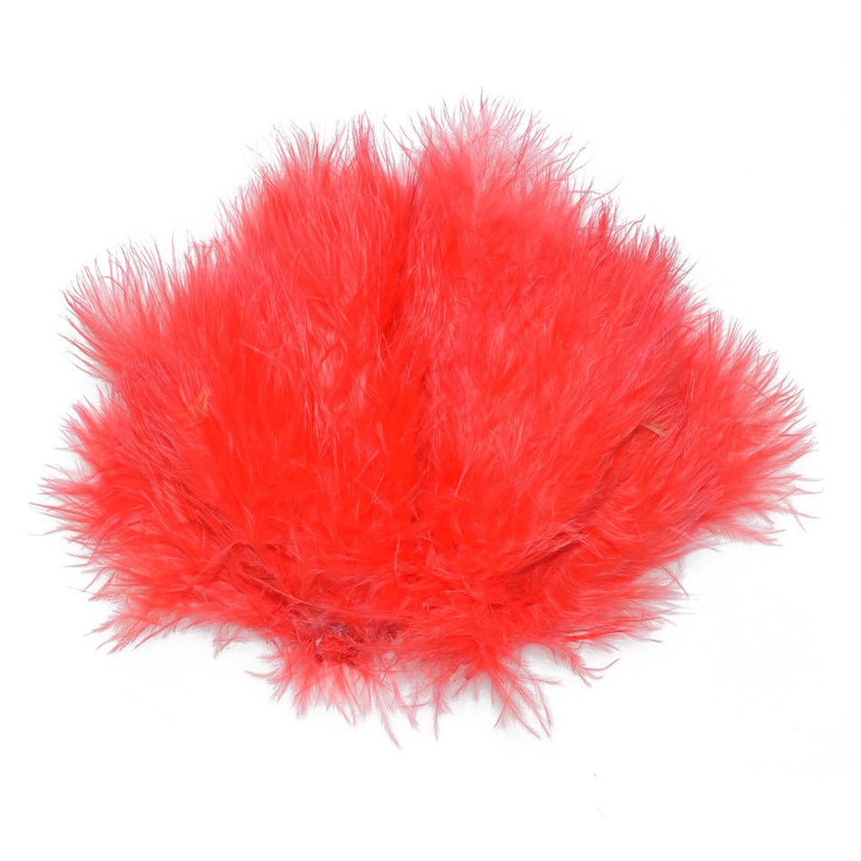 Fly Tying Materials - Select Woolly Bugger Marabou Fluorescent Colors - 1/8 Ounce - Get Tight Gear