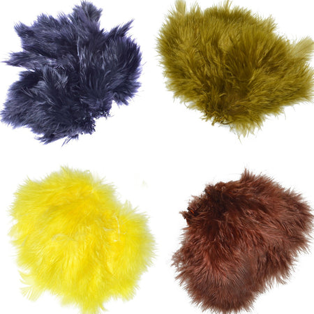 Fly Tying Materials - Select Woolly Bugger Marabou Standard Colors - 1/8 Ounce - Get Tight Gear