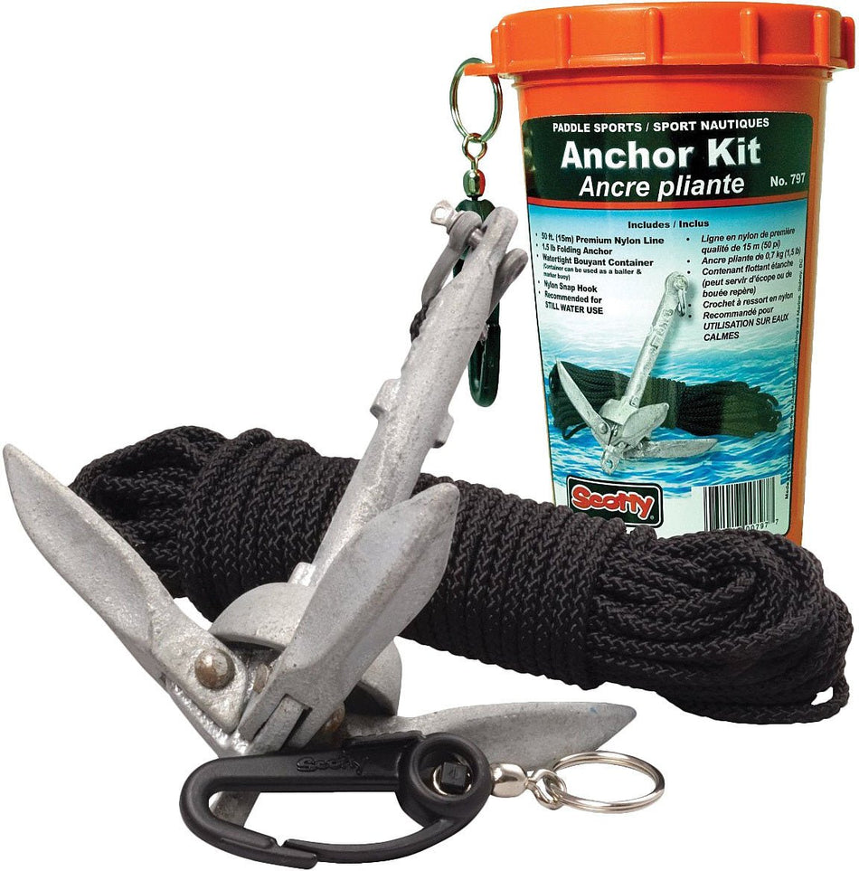 Folding 1.5 Lb Anchor Kit - Get Tight Gear