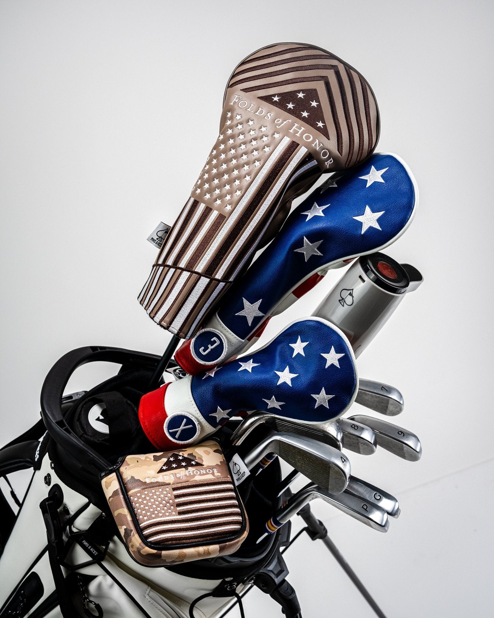 Folds of Honor 2.0 - Mallet Putter Cover - Get Tight Gear