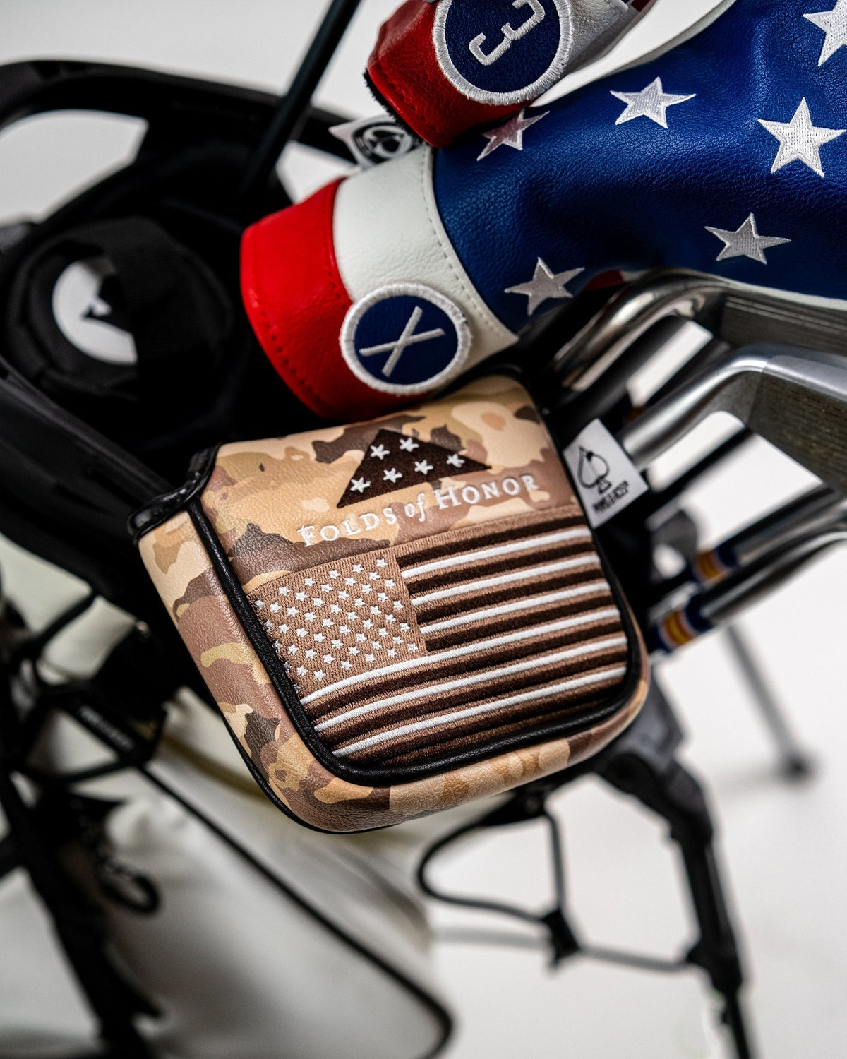 Folds of Honor 2.0 - Mallet Putter Cover - Get Tight Gear