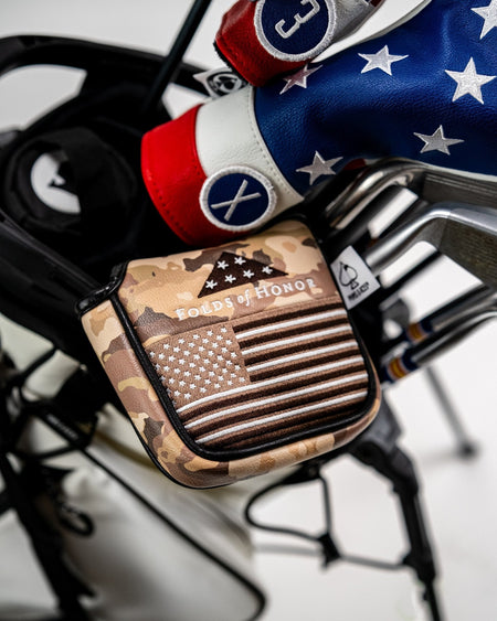 Folds of Honor 2.0 - Mallet Putter Cover - Get Tight Gear