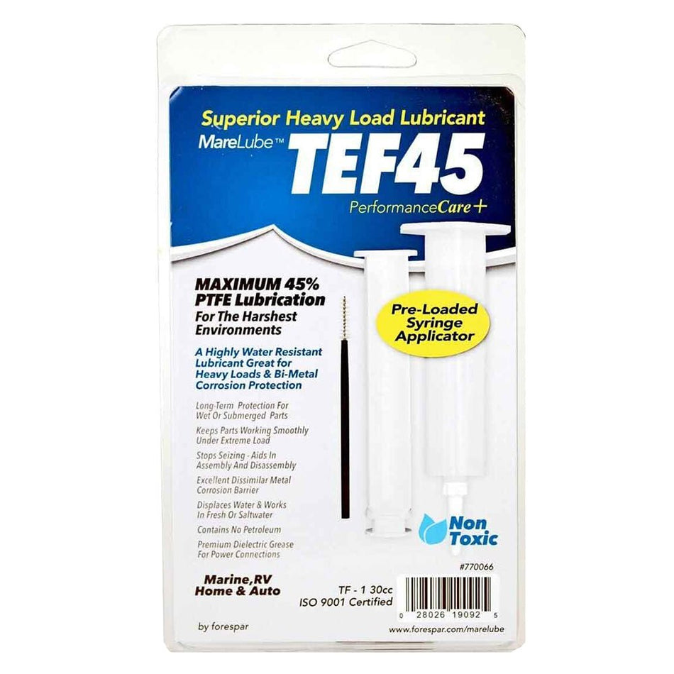 Forespar Marelube TEF45 30cc Syringe - Get Tight Gear