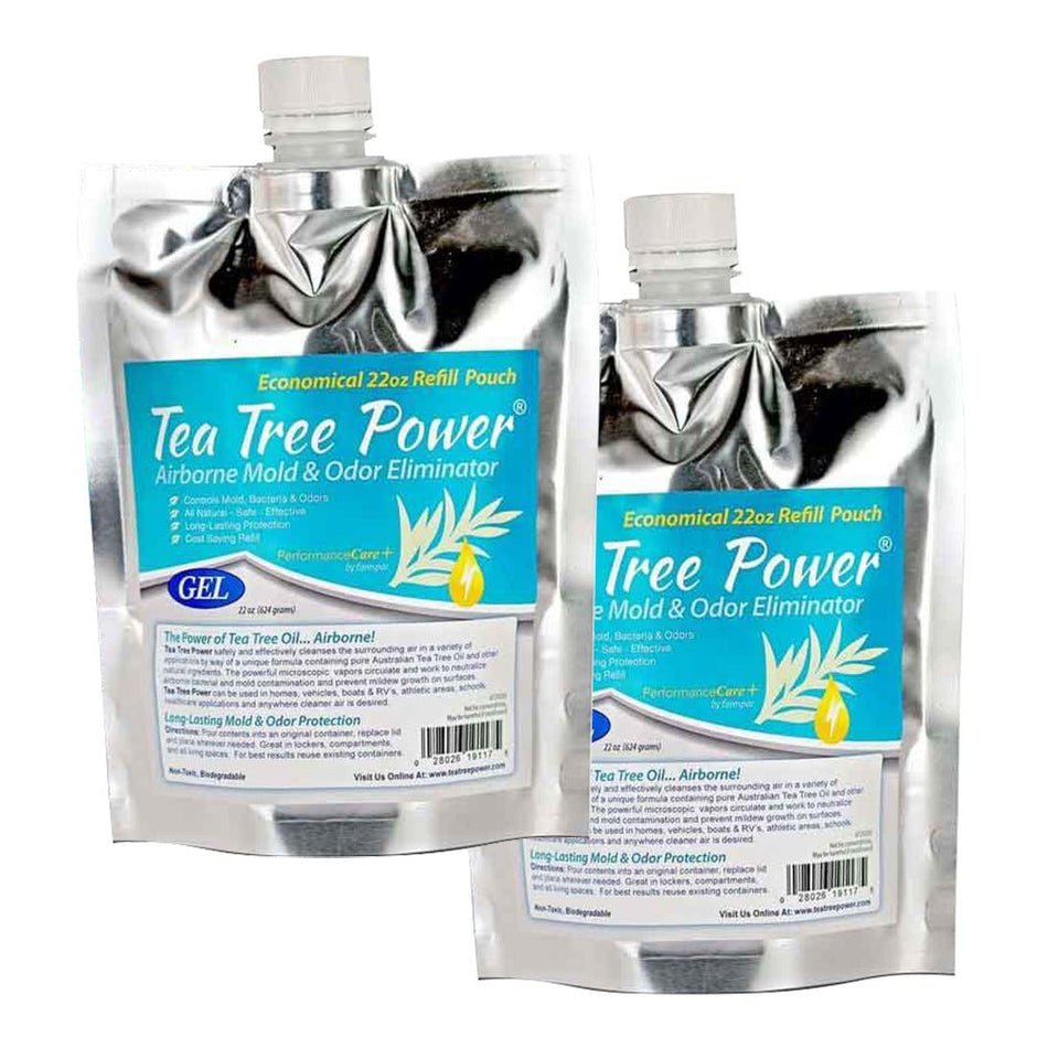 Forespar Tea Tree Power 44oz Refill Pouches (2) - 22oz pouches - Get Tight Gear
