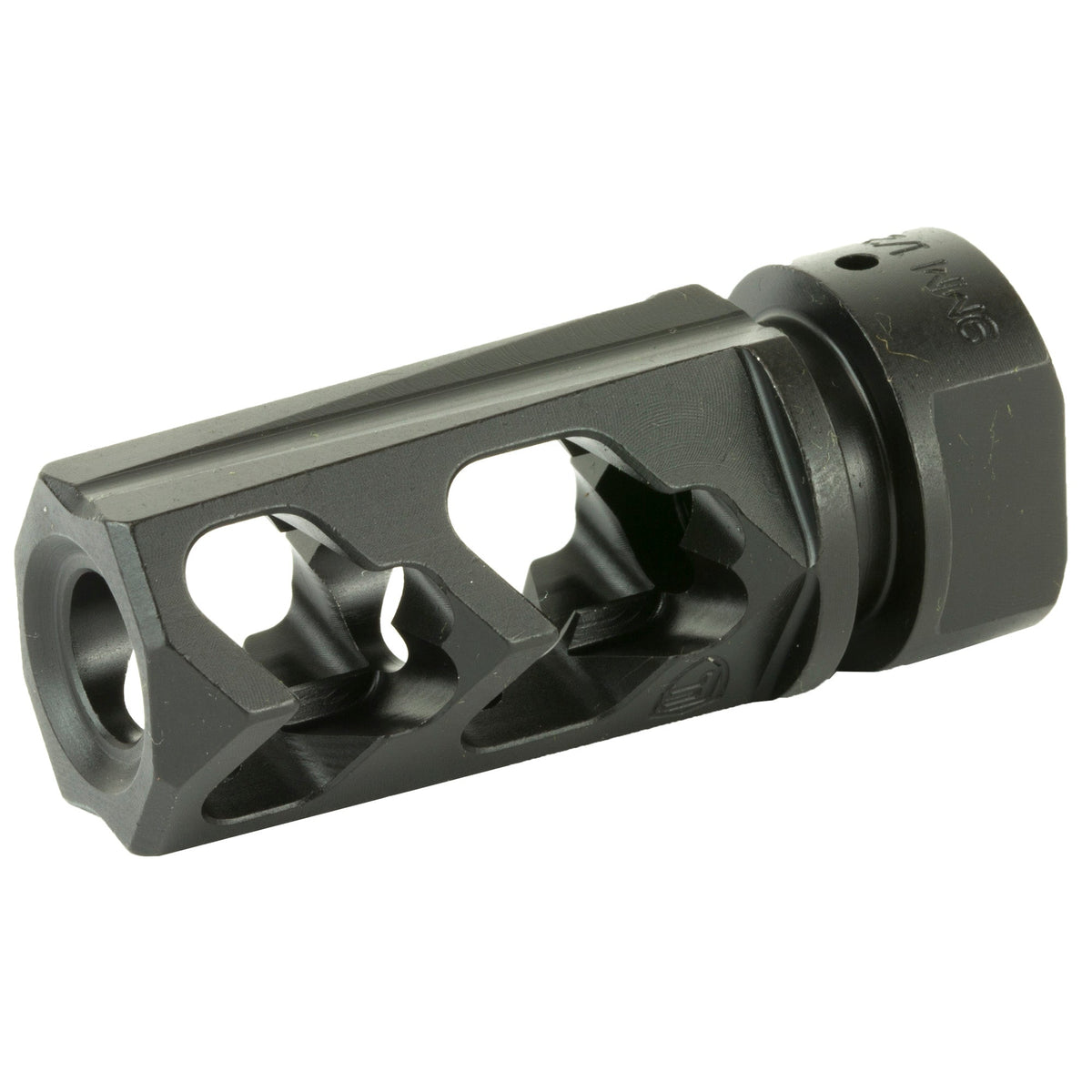 FORTIS MUZZLE BRAKE 9MM 1/2X28 BLK - Get Tight Gear