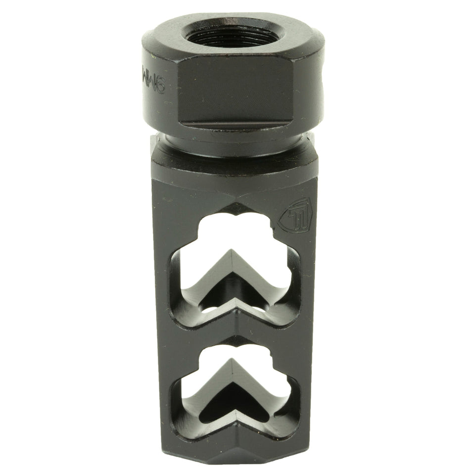 FORTIS MUZZLE BRAKE 9MM 1/2X36 BLK - Get Tight Gear