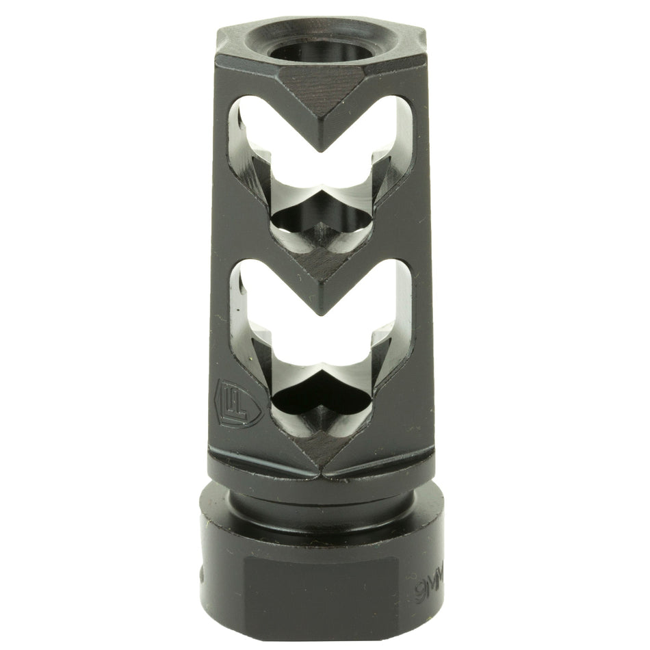 FORTIS MUZZLE BRAKE 9MM 1/2X36 BLK - Get Tight Gear