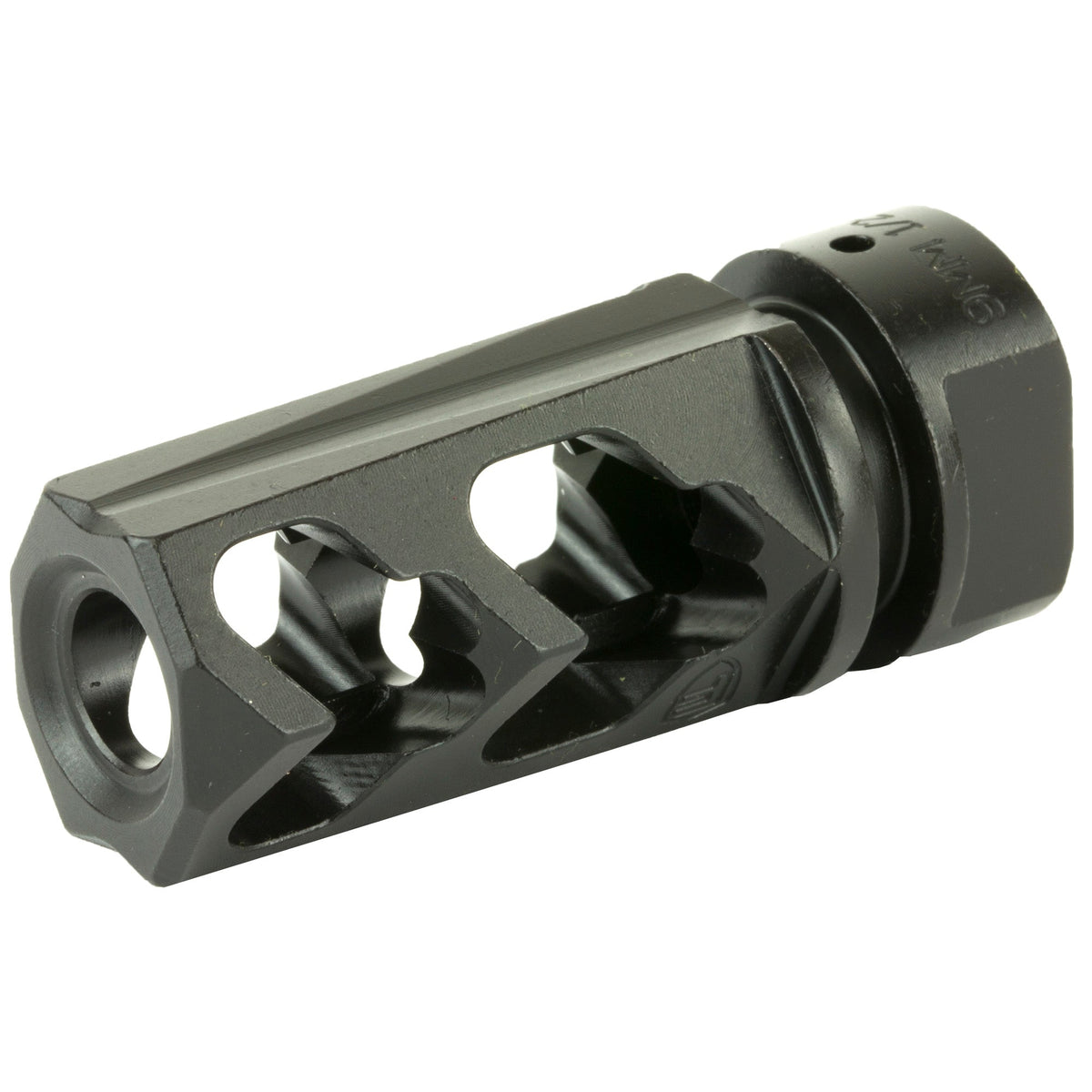 FORTIS MUZZLE BRAKE 9MM 1/2X36 BLK - Get Tight Gear