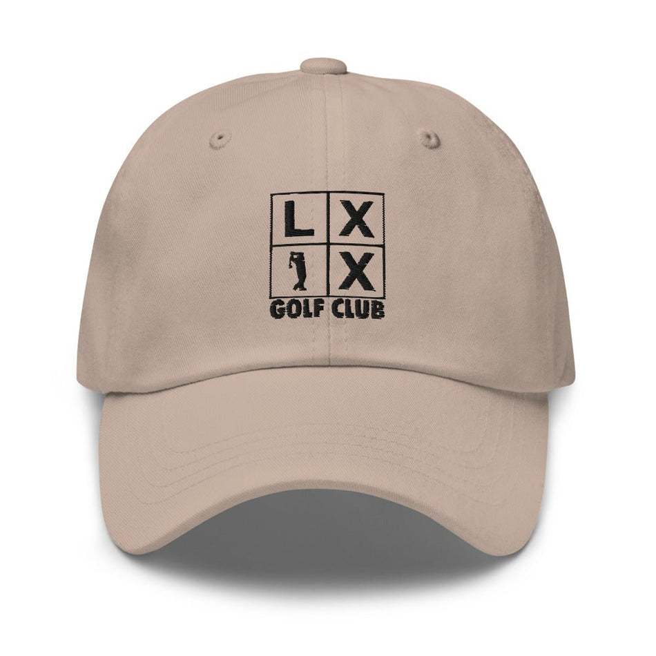 Four Box Logo Dad Hat - Black Logo - Get Tight Gear