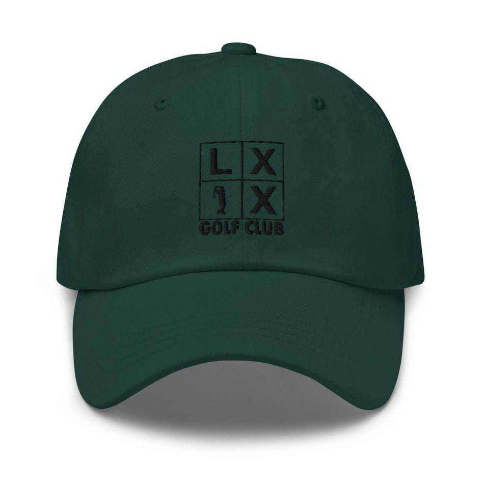 Four Box Logo Dad Hat - Black Logo - Get Tight Gear