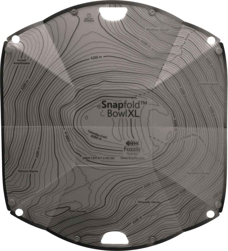 Fozzils Snapfold Bowl X L Grey - Get Tight Gear