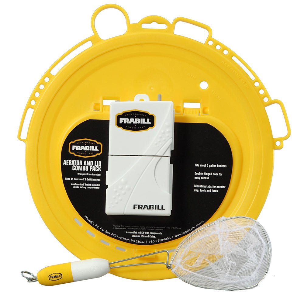 Frabill Aeration & Lid Combo Pack - Get Tight Gear