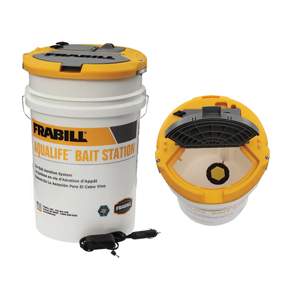Frabill Aqua - Life Bait Station - 6 Gallon Bucket - Get Tight Gear