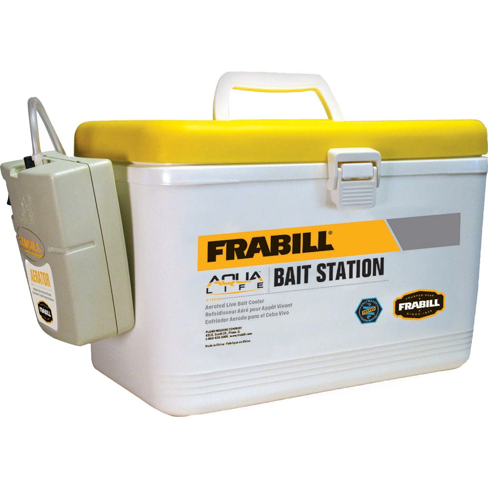 Frabill Bait Box w/Aerator - 8 Quart - Get Tight Gear