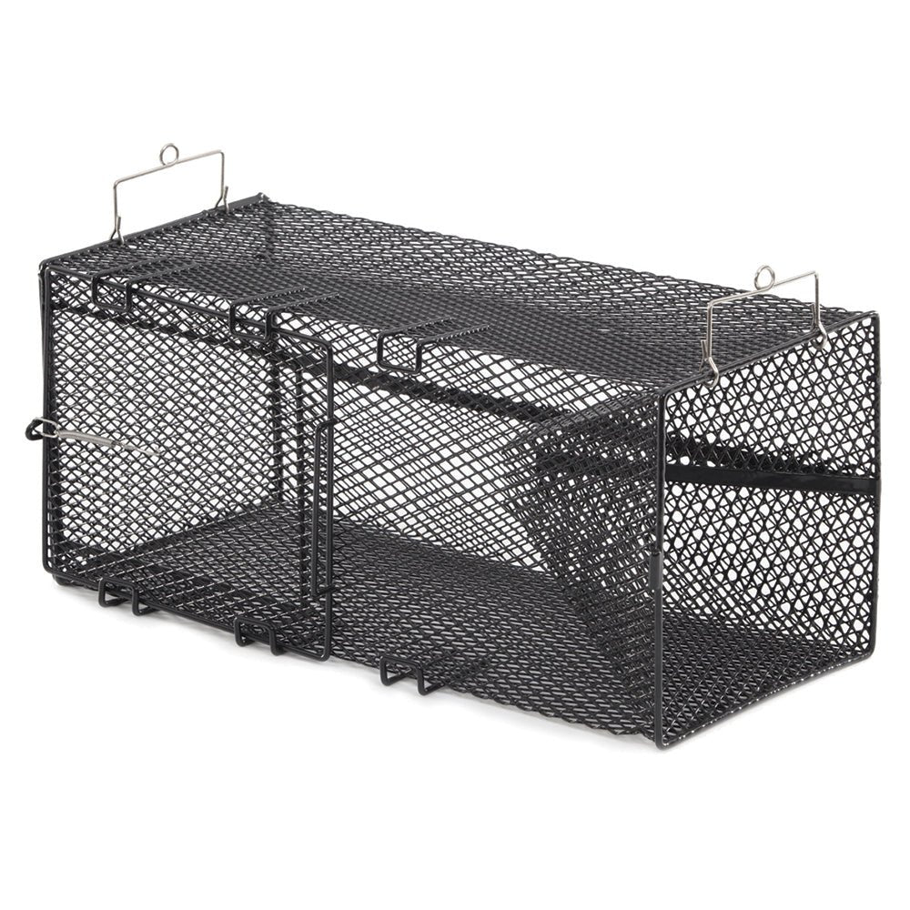 Frabill Black Pinfish Rectangular Trap - 18" x 12" x 8" - Get Tight Gear