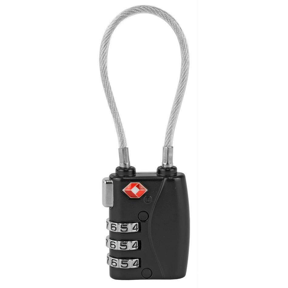FSDC 3 - DIAL TSA COMBO CABLE LOCK - Get Tight Gear