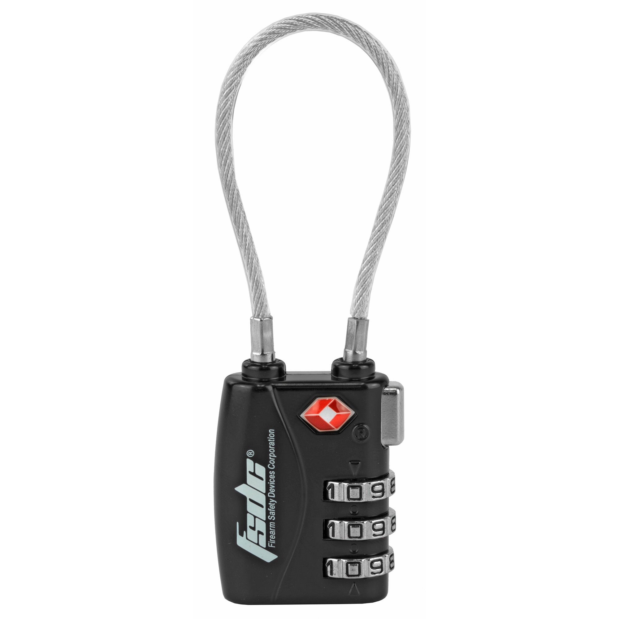FSDC 3 - DIAL TSA COMBO CABLE LOCK - Get Tight Gear