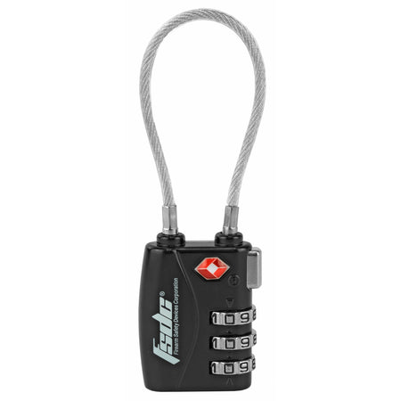 FSDC 3 - DIAL TSA COMBO CABLE LOCK - Get Tight Gear