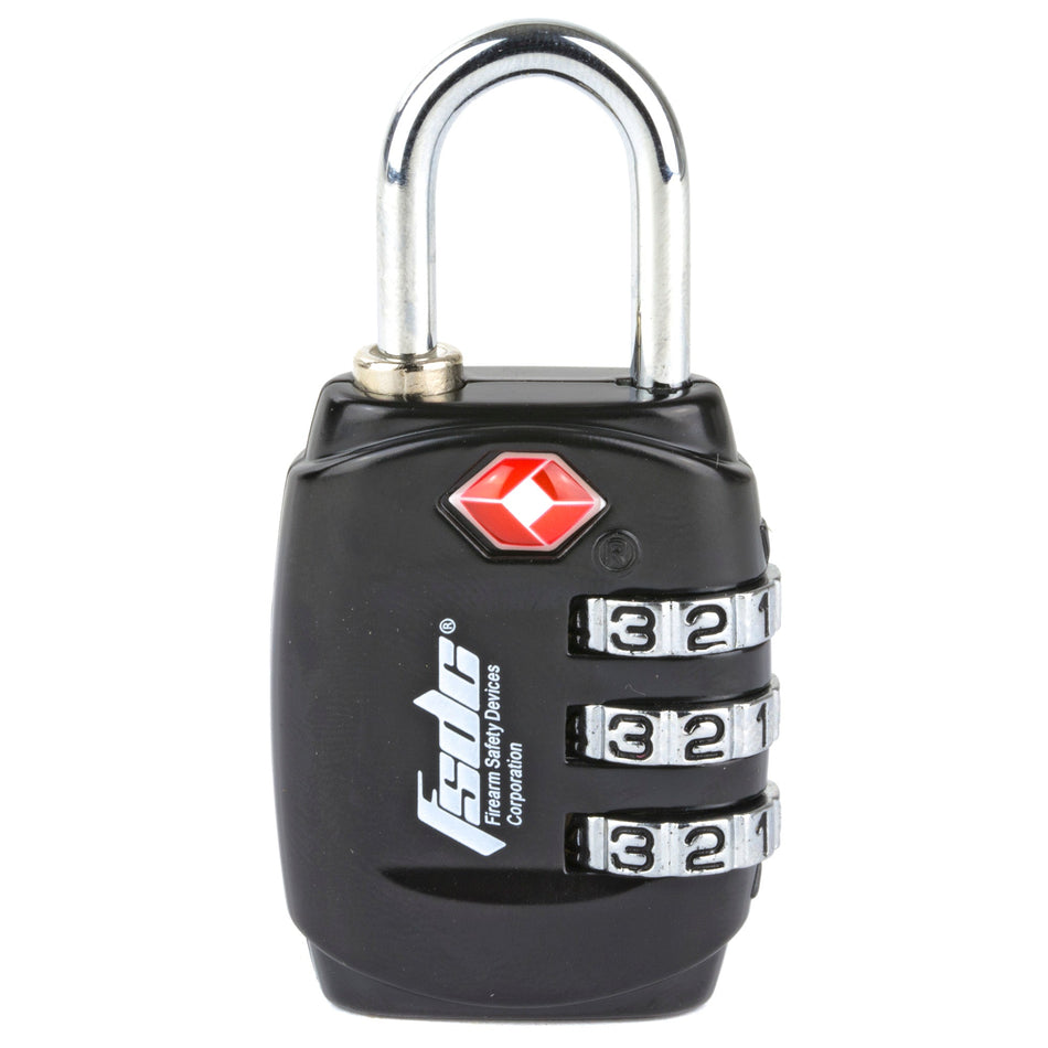 FSDC 3 - DIAL TSA COMBO SHACKLE LOCK - Get Tight Gear
