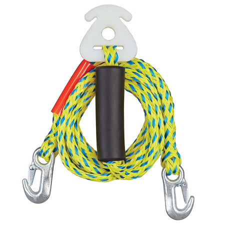 Full Throttle 12' Ski/Tube Tow Harness - Yellow/Blue - Get Tight Gear