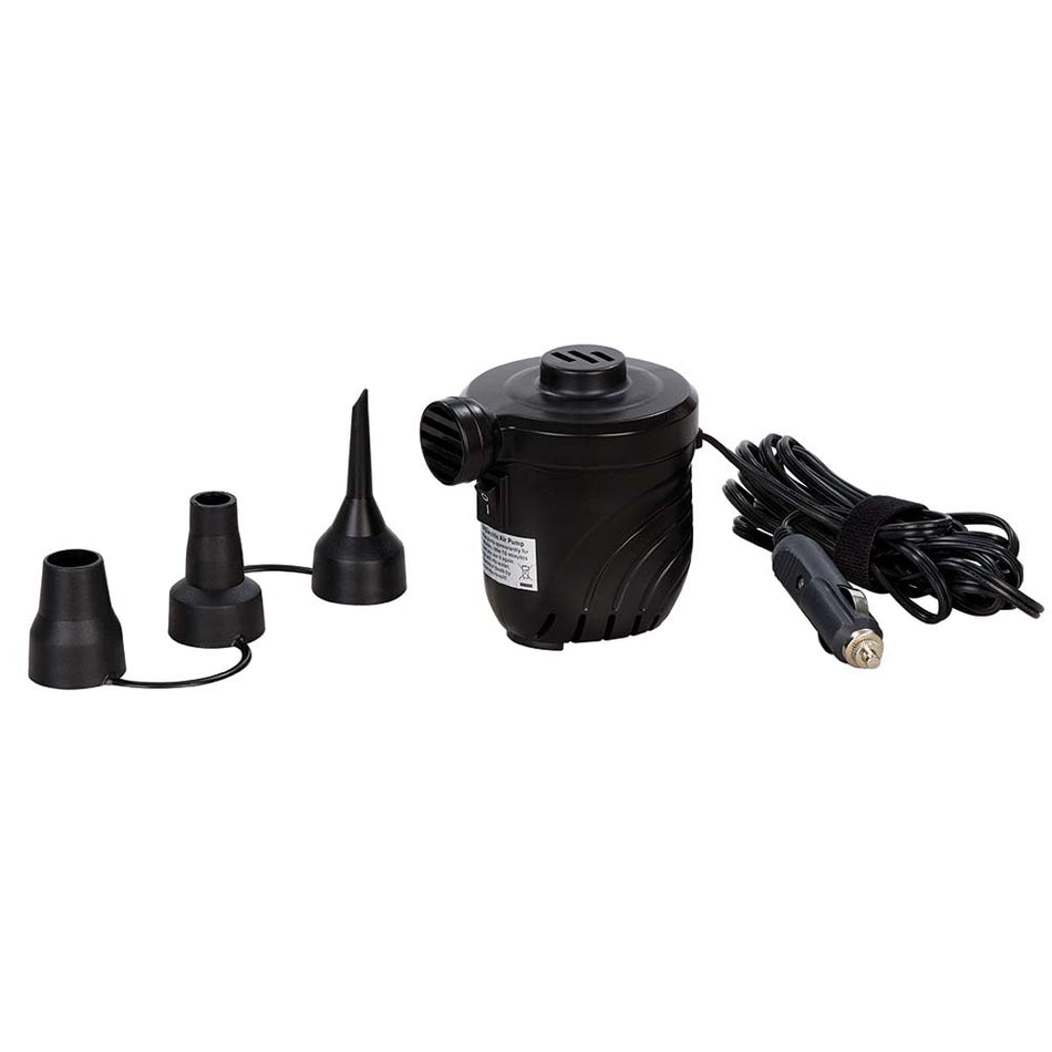 Full Throttle 12V Power Air Pump - Black - Get Tight Gear