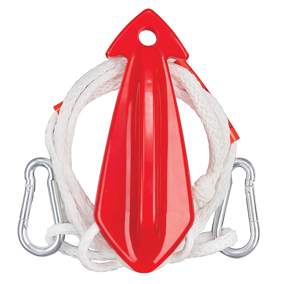 Full Throttle 8' Ski/Tube Tow Harness w/Pulley - White - Get Tight Gear